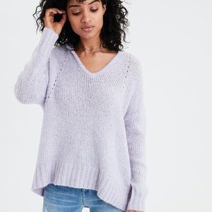 American Eagle Slouchy Pullover Hoodie Lilac!!